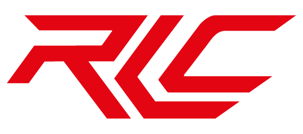 Logo with the letters 'RLC' in red in a stylized font.