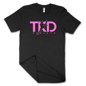 TKD Athlete Tee - Black Pink